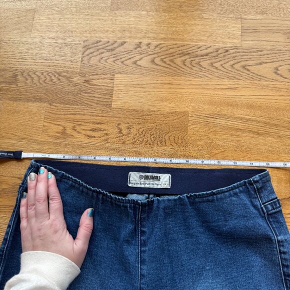 Rock & Roll Denim Pull On Flare Jeans Size 31 - Picture 10 of 15